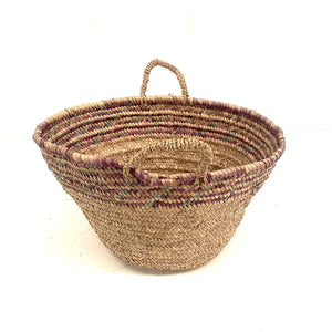 Natural wicker basket 50x35x32