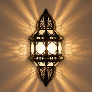 aplique árabe cristal DIDIA blanca