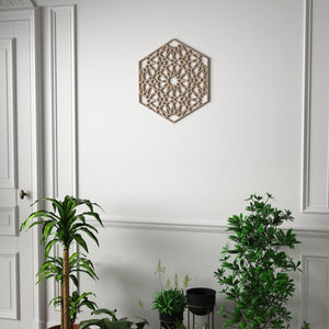 Celosía árabe de madera decorativa modelo Akram