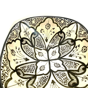 Ensaladera marroquí de cerámica 23x23cm