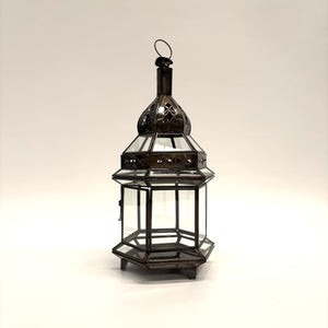 farol árabe hexagonal transparente ms4