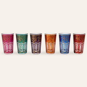 FATH juego 6 vasos té moruno