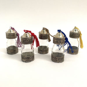 frasco de cristal para especias