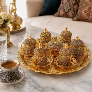 juego de café turco Swarovski lifestyle