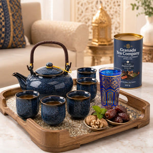 Japanese Porcelain Tea Set for 6 people
