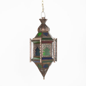 lámpara árabe de cristal Arábica F3 multicolor