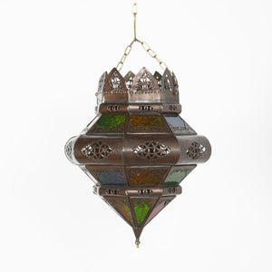 lámpara árabe de cristal corona F11