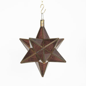 lámpara árabe estrella cristal C2