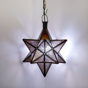 lámpara árabe estrella violeta C3