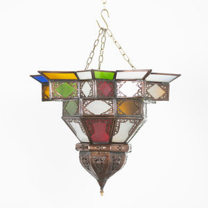 plafón árabe techo cristal multicolor F4B