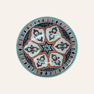 Arabic ceramic plate from Fez 3 sizes