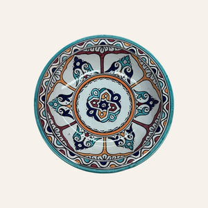 Arabic ceramic plate from Fez 3 sizes