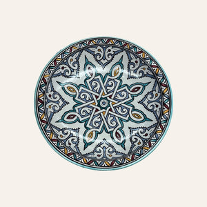 Arabic ceramic plate from Fez 3 sizes