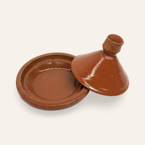 tajín árabe tradicional cerámica abierto