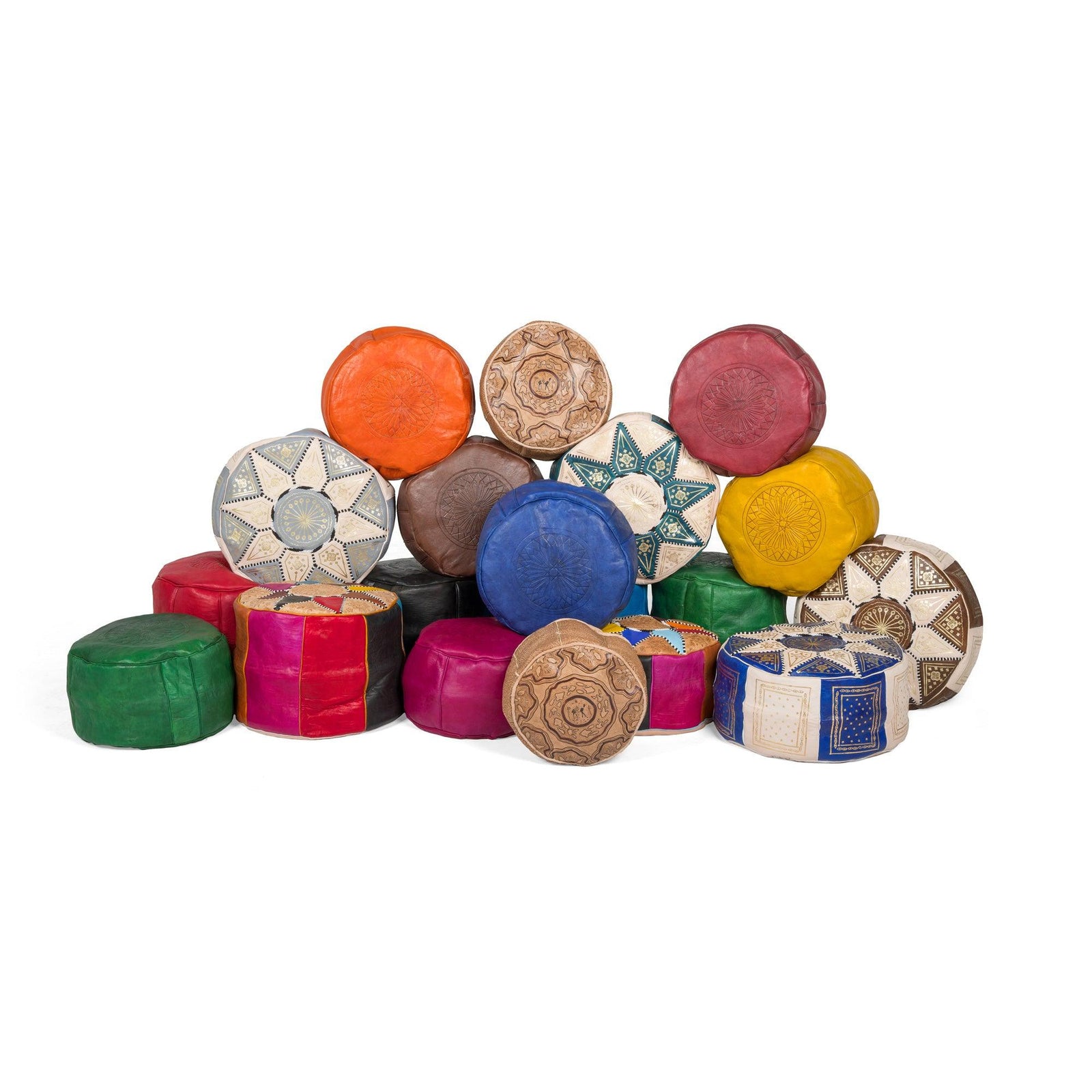Moroccan Chairs, Puffs and Stools