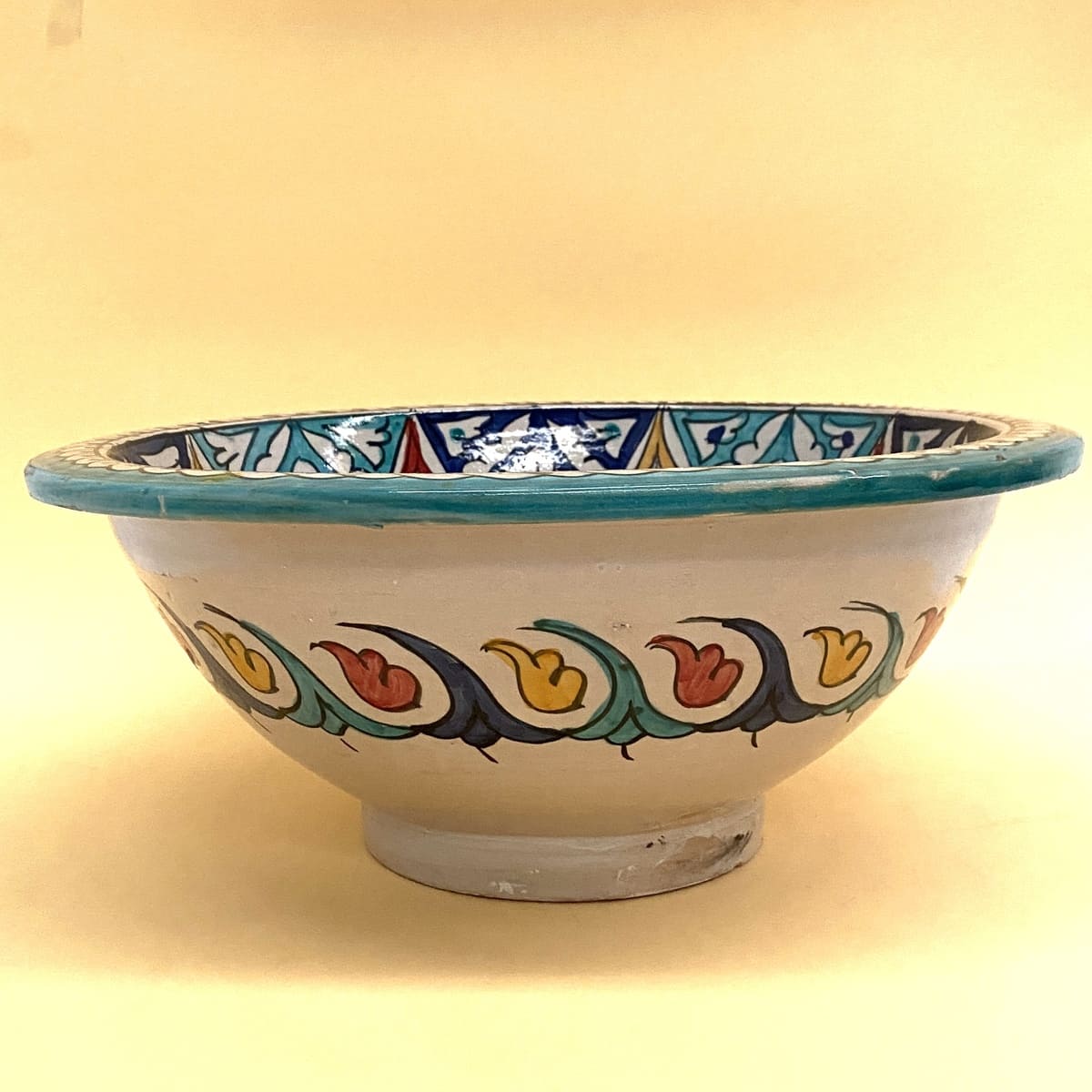 Arabic multicolor ceramic washbasin 40cm