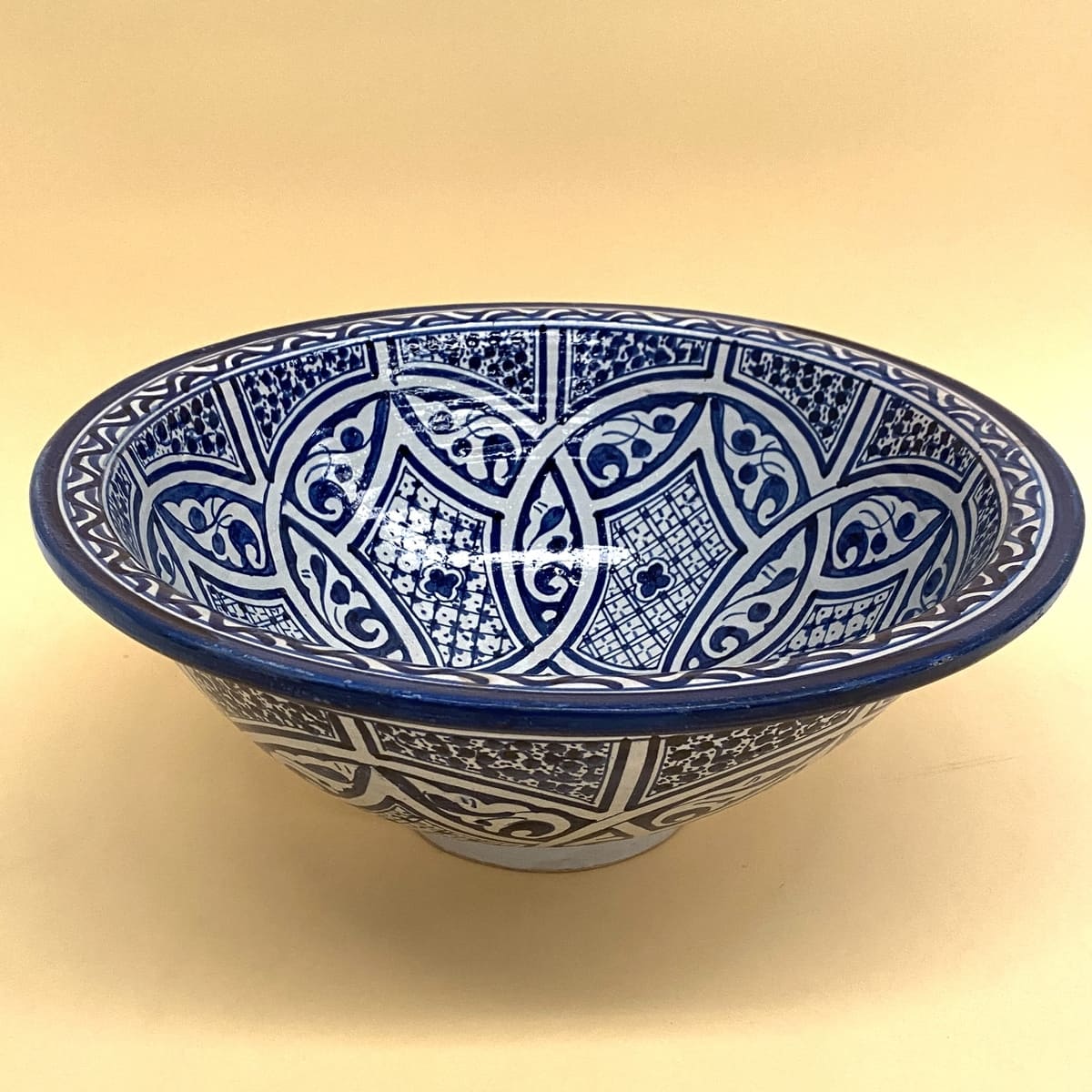 Moroccan ceramic washbasin from Fez 40cm