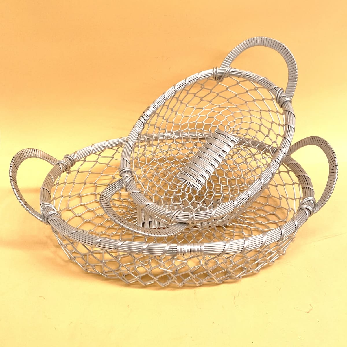 Set of 2 Arab Metal Baskets