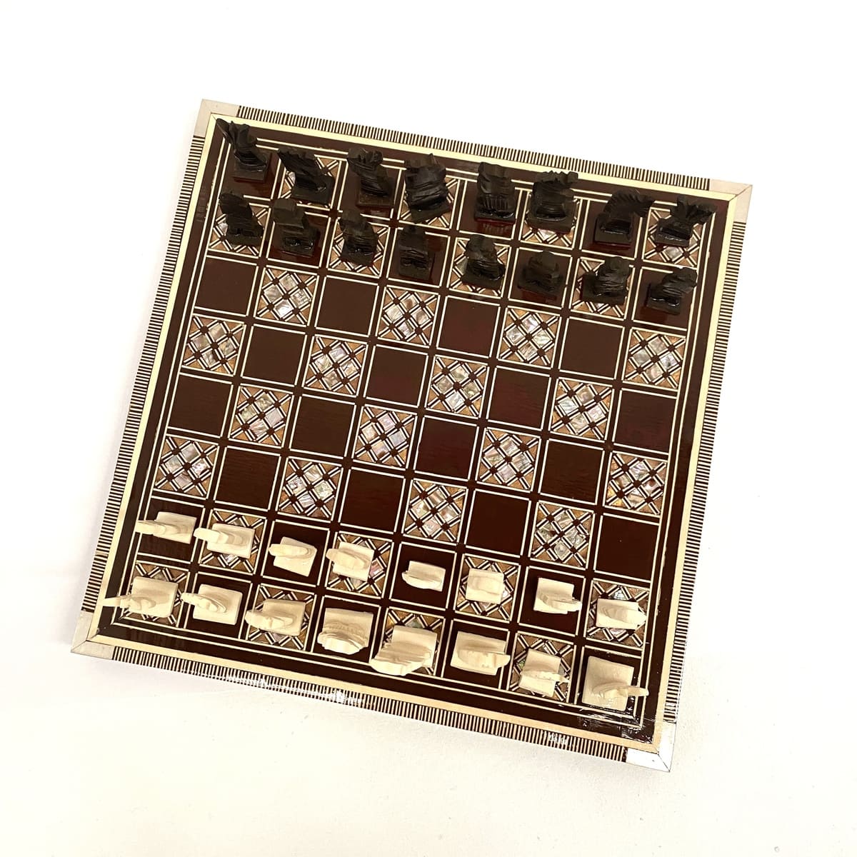 Egyptian Inlay Chess 30x30