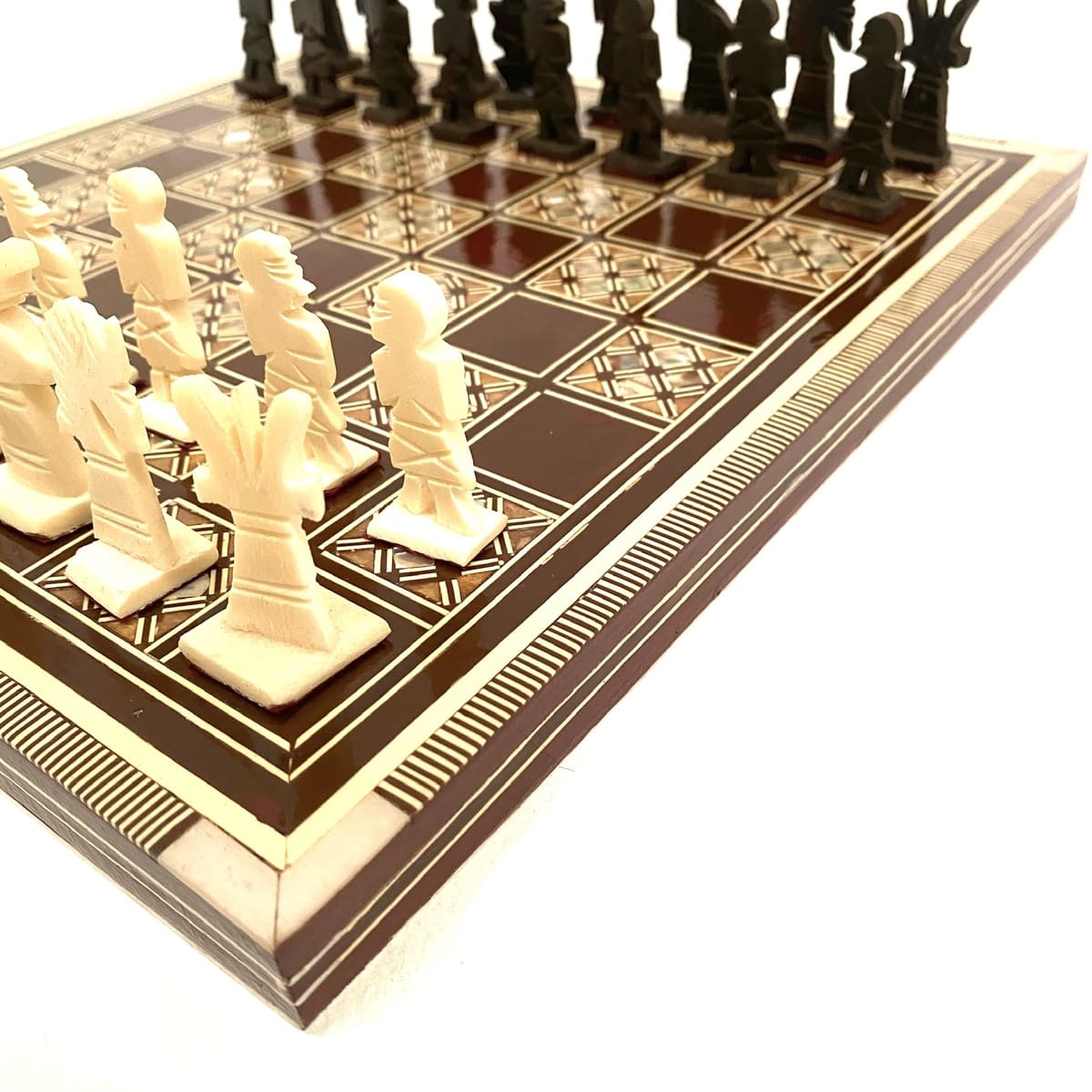 Egyptian Inlay Chess 30x30