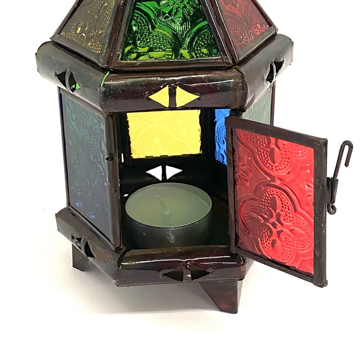 Hexagonal Arabic lantern for candles 22x10