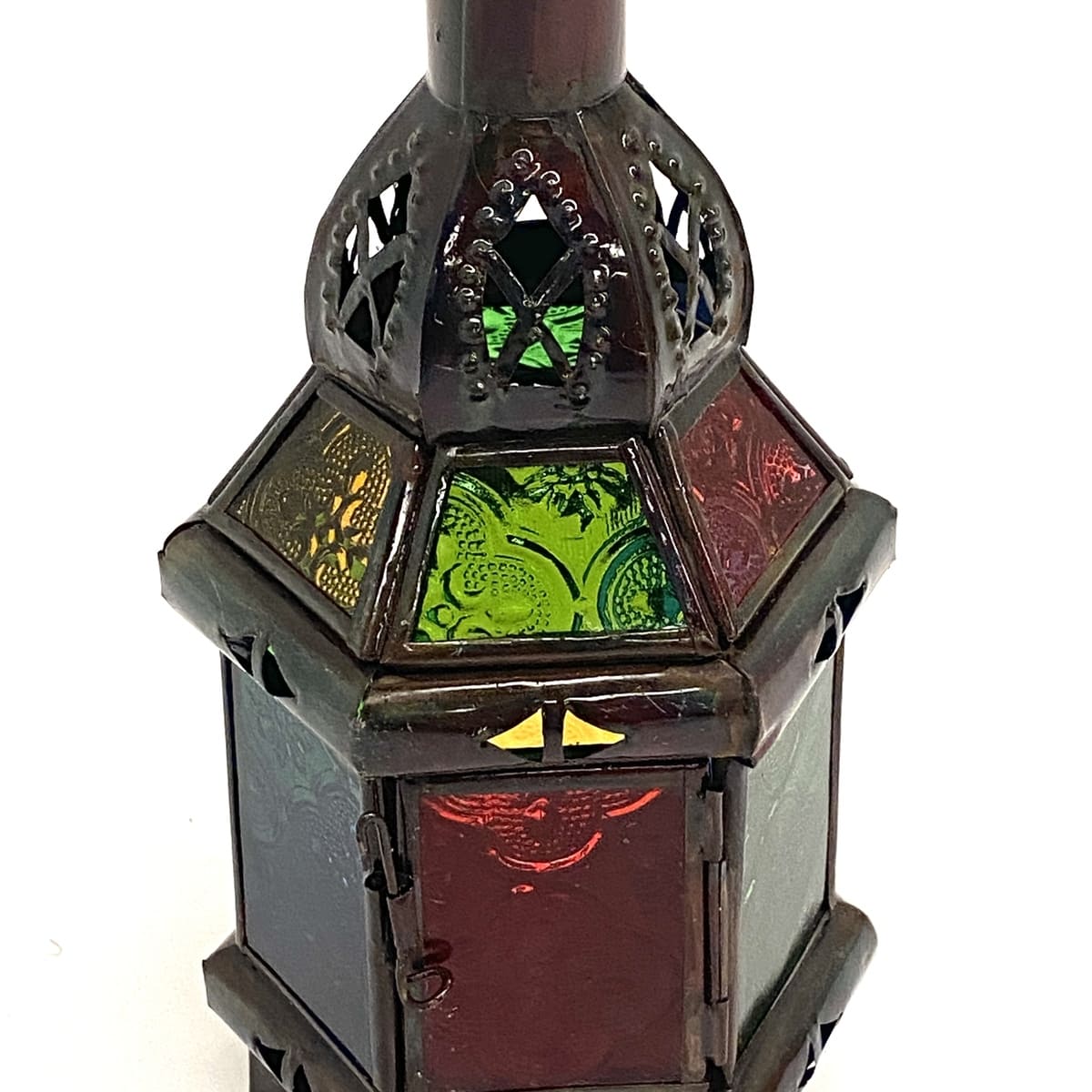 Hexagonal Arabic lantern for candles 22x10
