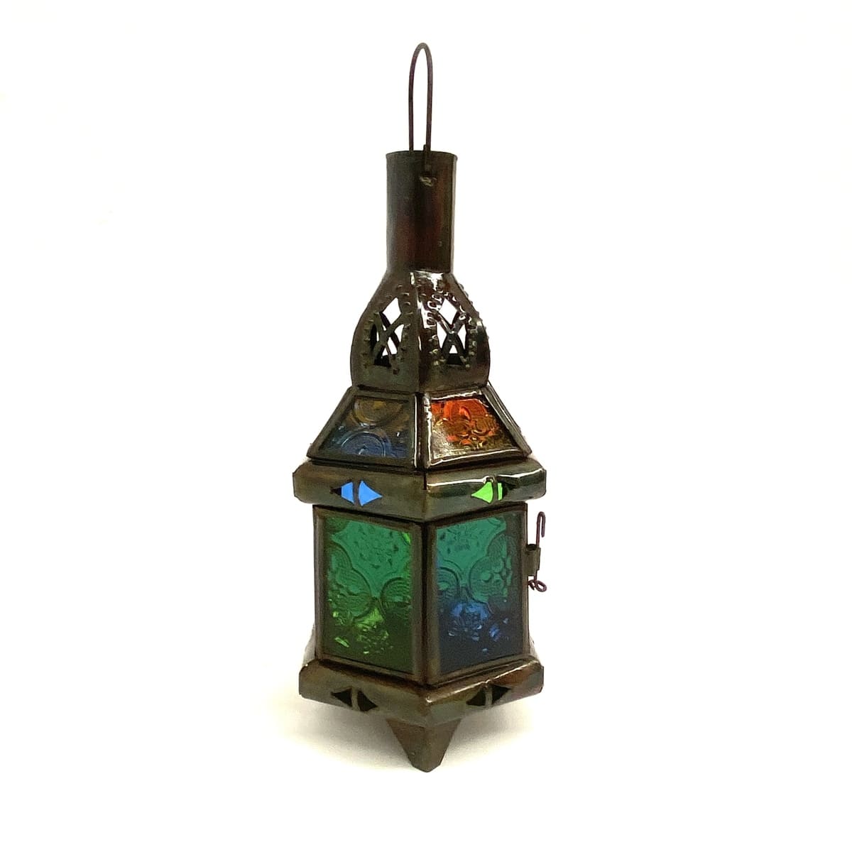 Hexagonal Arabic lantern for candles 22x10