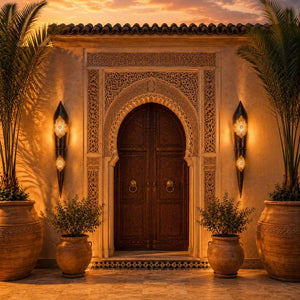 aplique árabe cobre 120cm riad