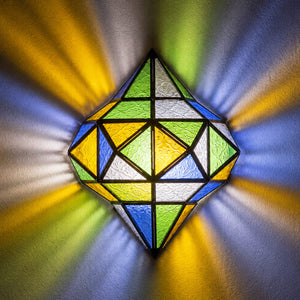 aplique árabe cristal diamante multicolor on