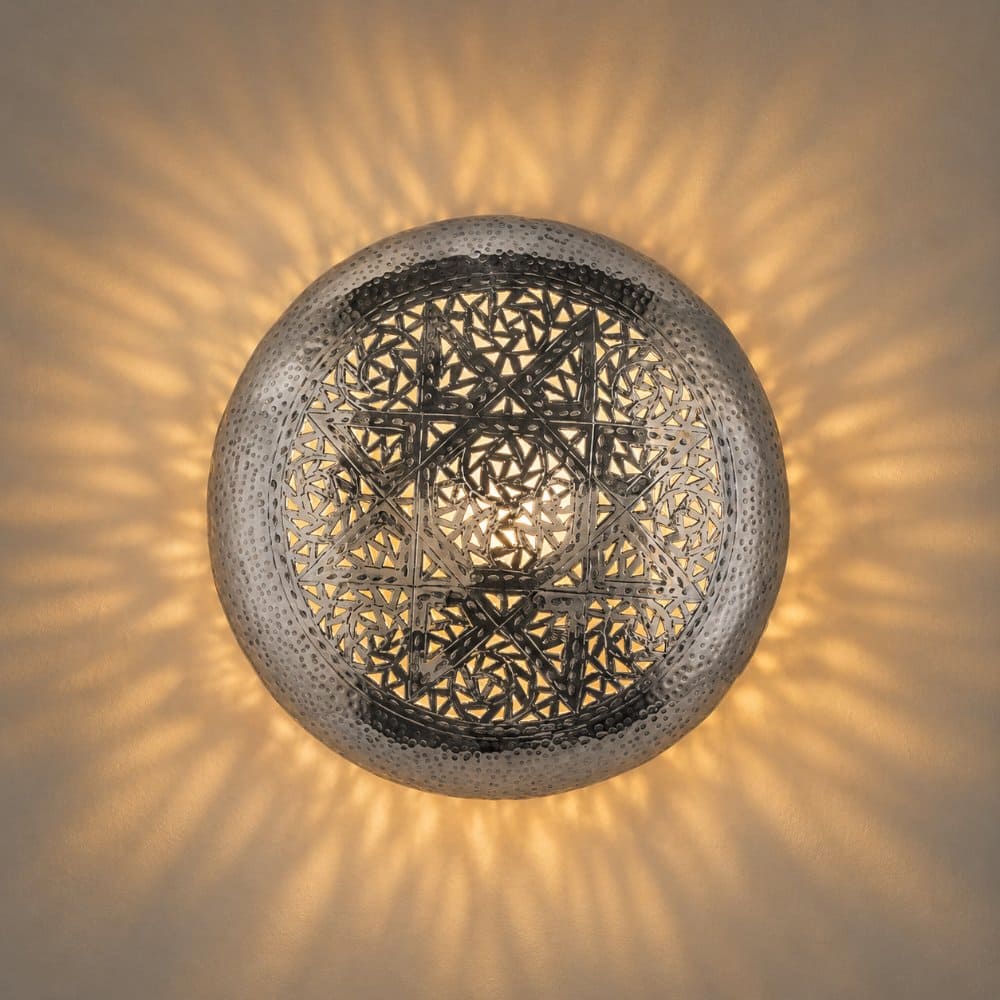aplique árabe plateado metal 40