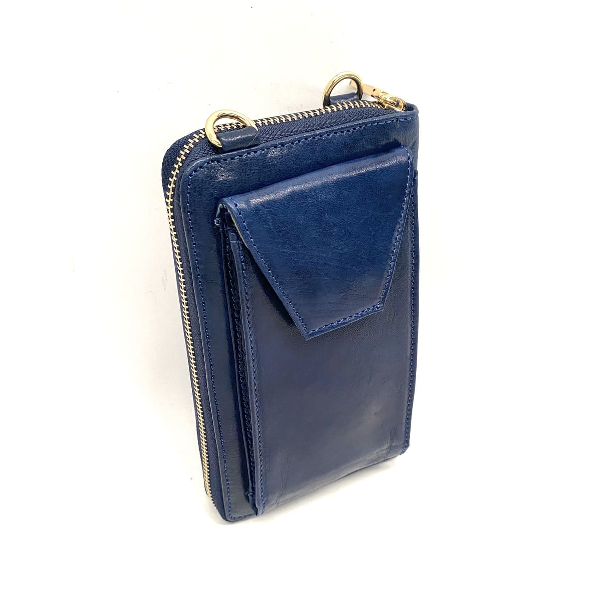 Moroccan natural goat leather wallet + Mobile Case