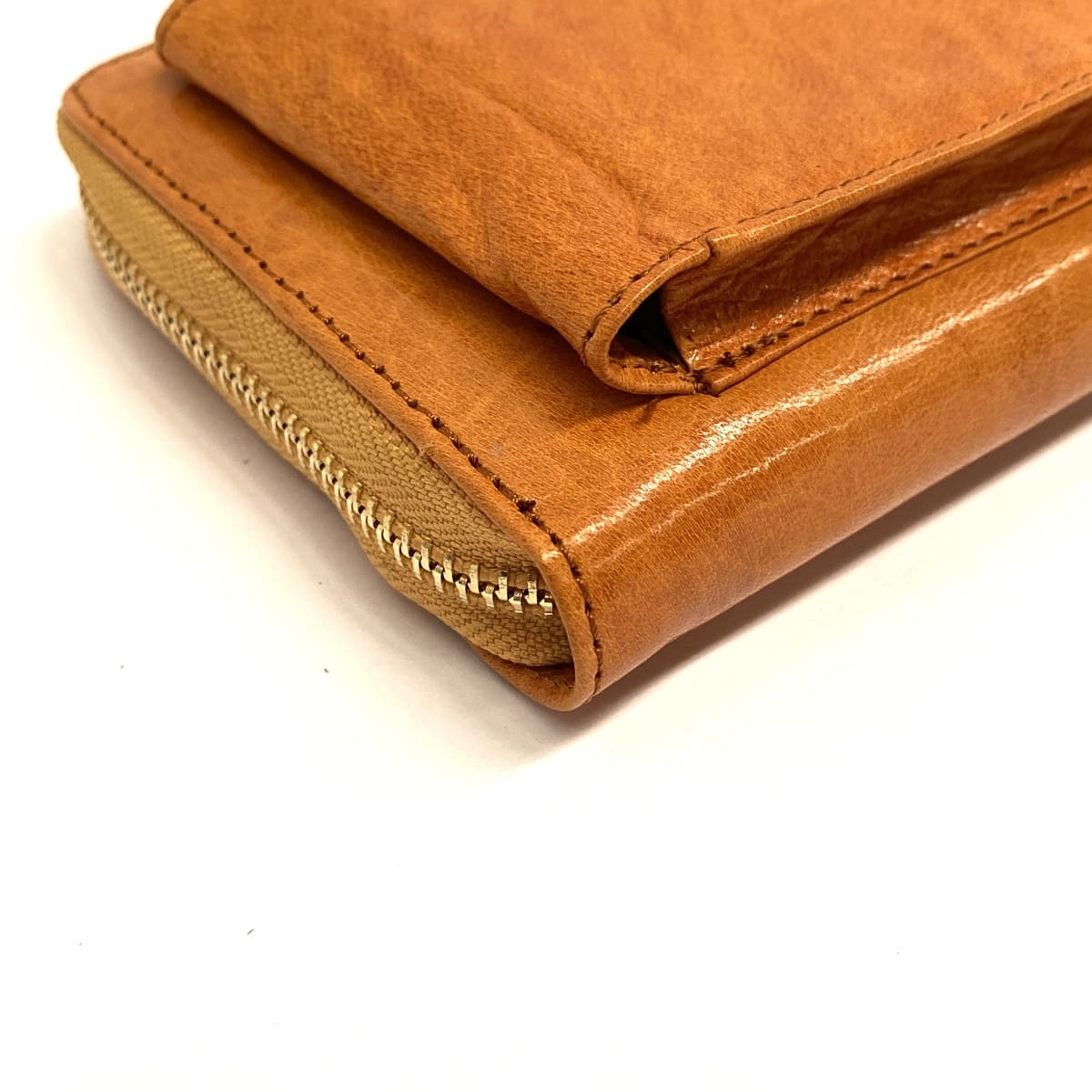 Moroccan natural goat leather wallet + Mobile Case