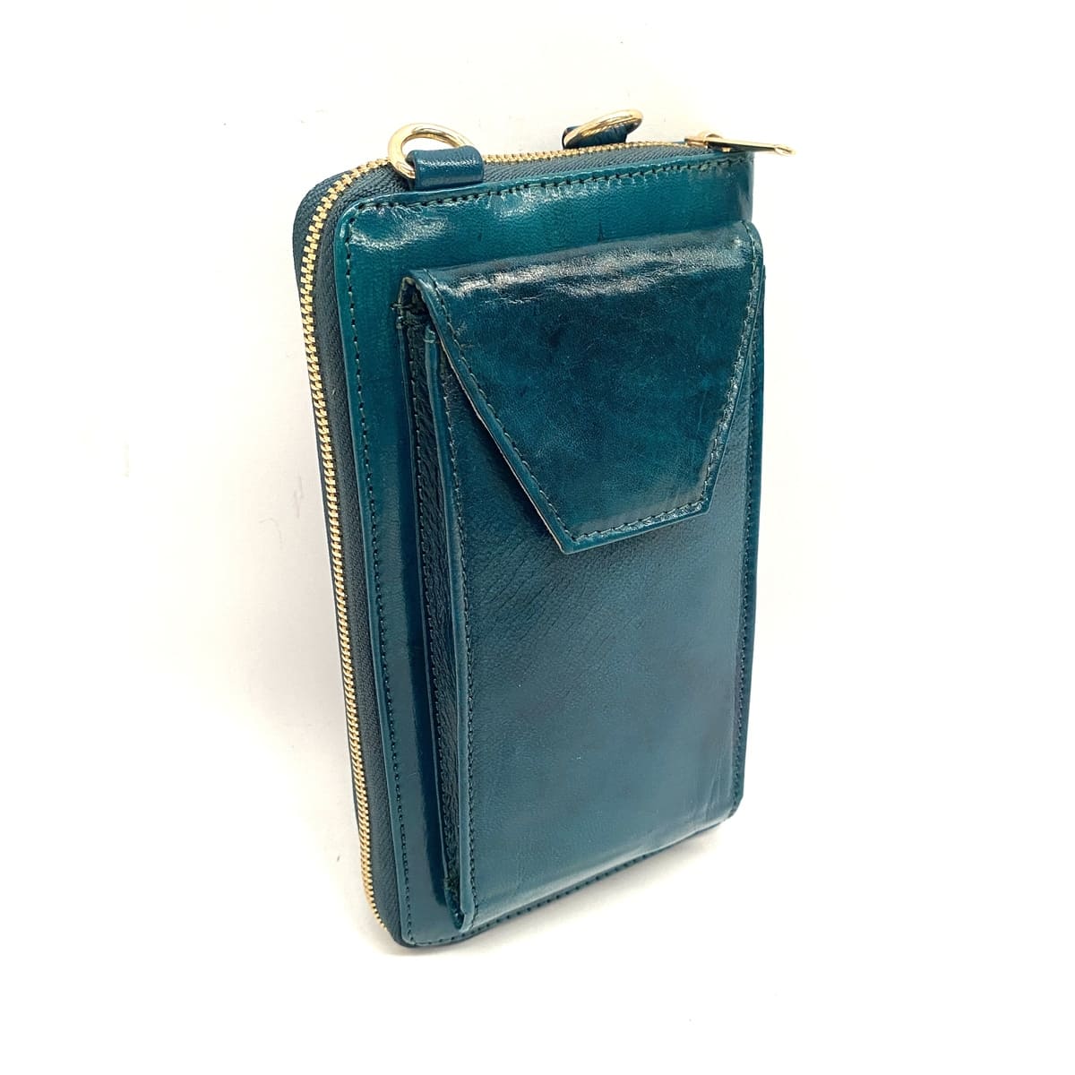 Moroccan natural goat leather wallet + Mobile Case