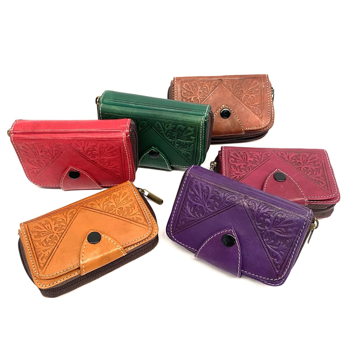 Sgir Natural Leather Moroccan Wallet