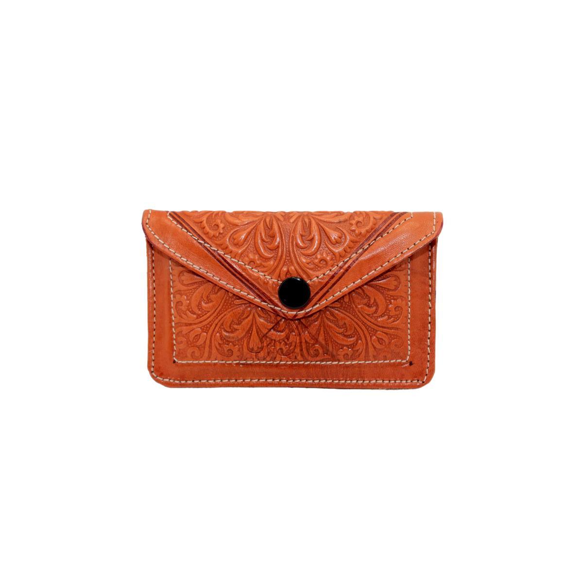 Cartera marroquí de cuero natural Lesh