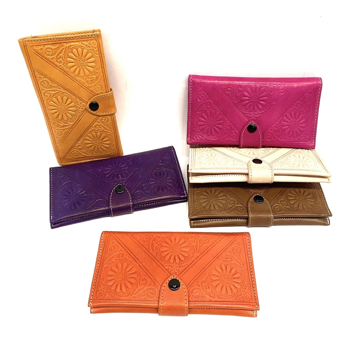 Moroccan leather wallet Magribia - Authentic Leather Goods