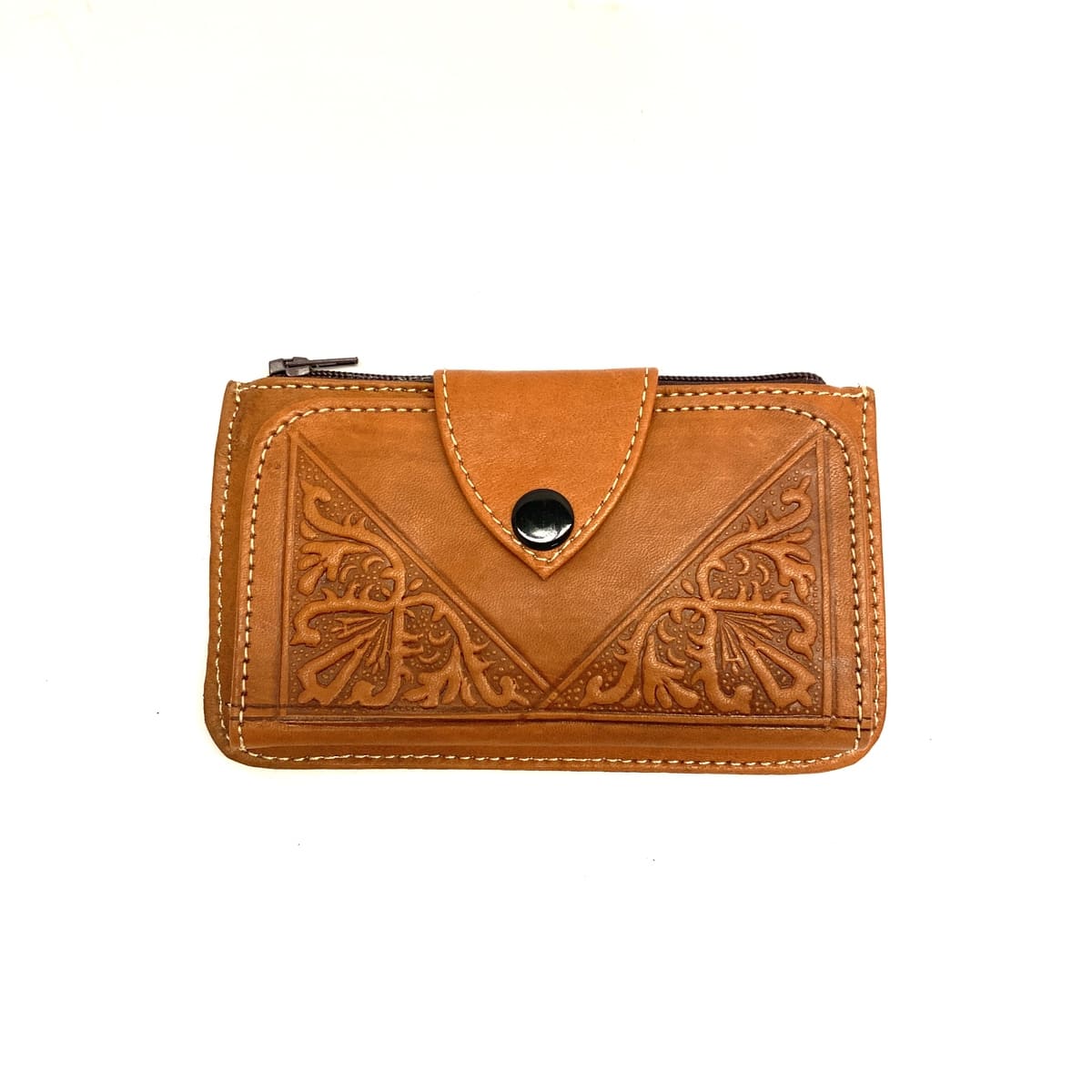 Moroccan Tabihe leather wallet - 100% handcrafted leather goods