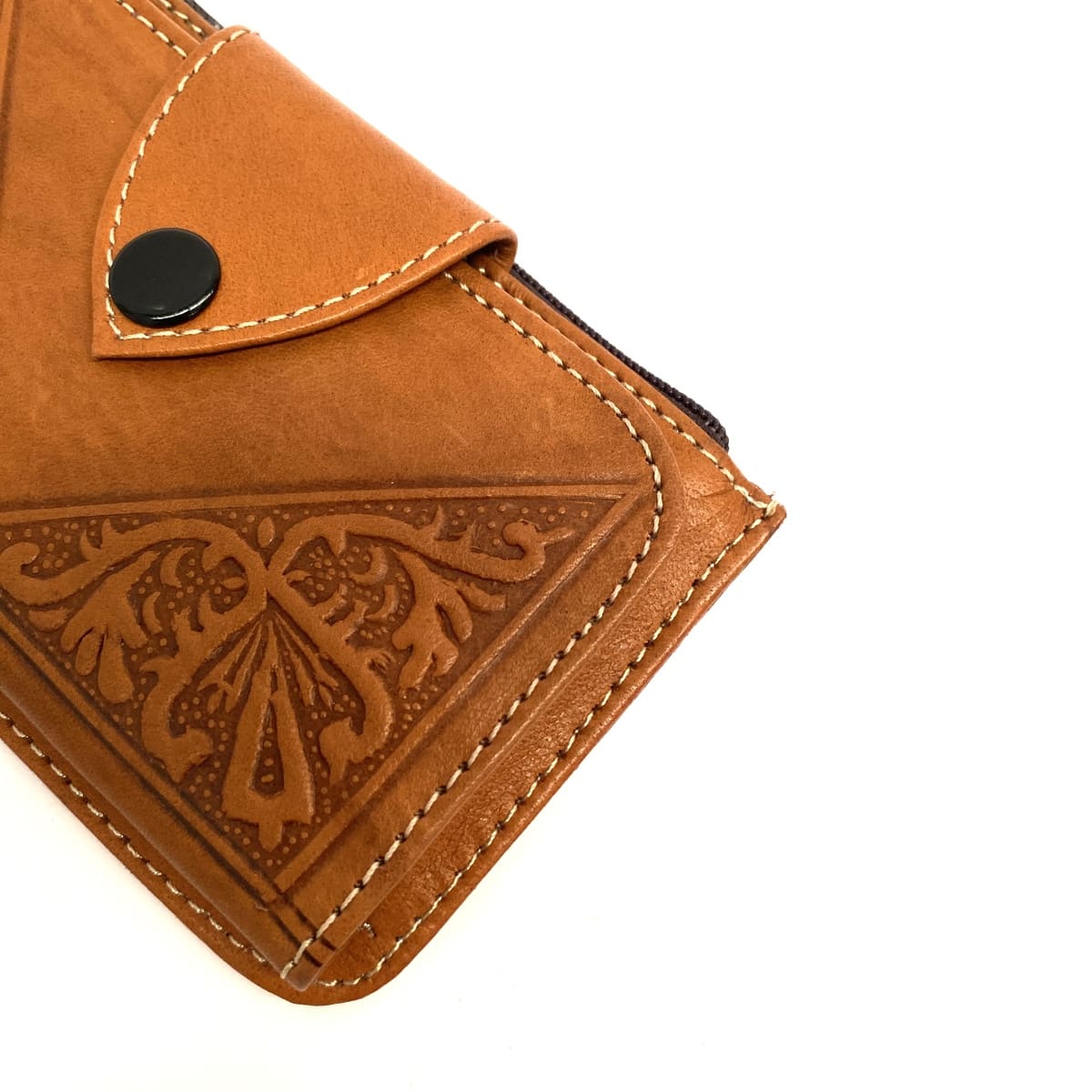 Moroccan Tabihe leather wallet - 100% handcrafted leather goods
