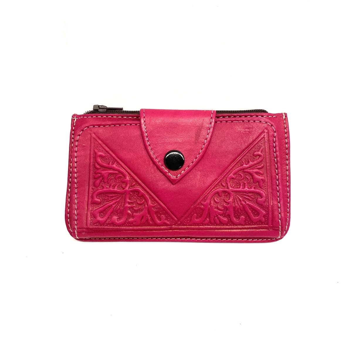 Moroccan Tabihe leather wallet - 100% handcrafted leather goods