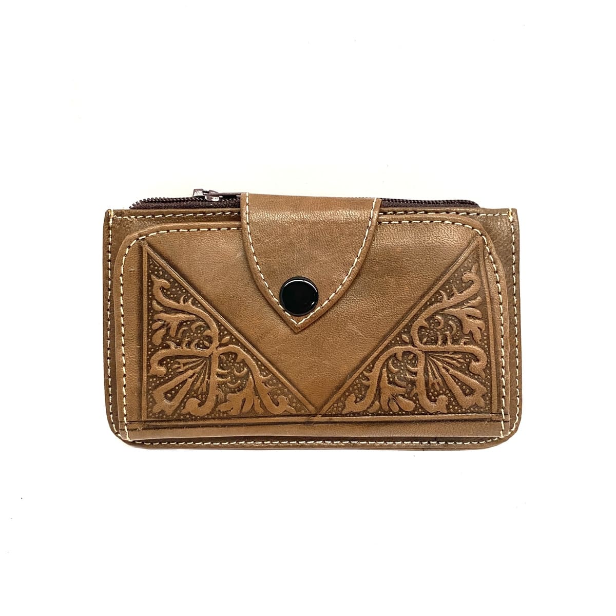 Moroccan Tabihe leather wallet - 100% handcrafted leather goods