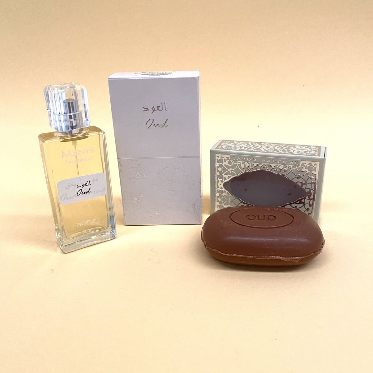 Oud MADINI Arabic Perfume Basket + Soap Bar