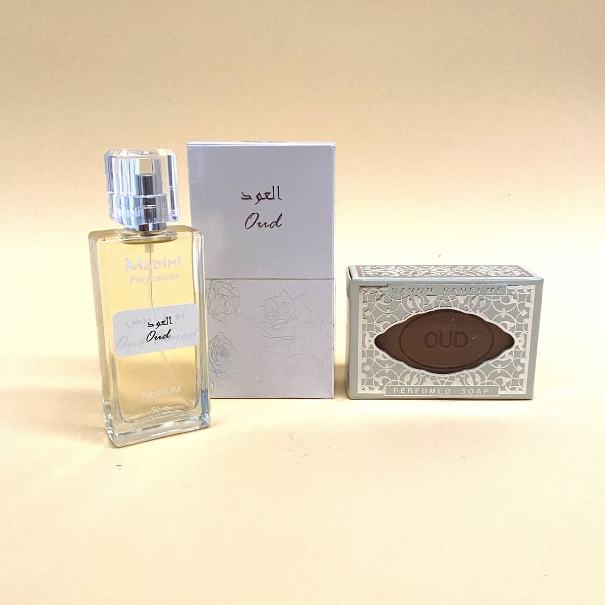 Oud MADINI Arabic Perfume Basket + Soap Bar