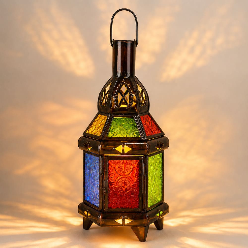 farol árabe hexagonal vela 22