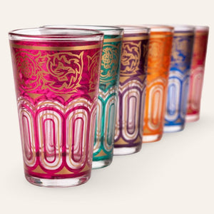 FATH juego 6 vasos té moruno set