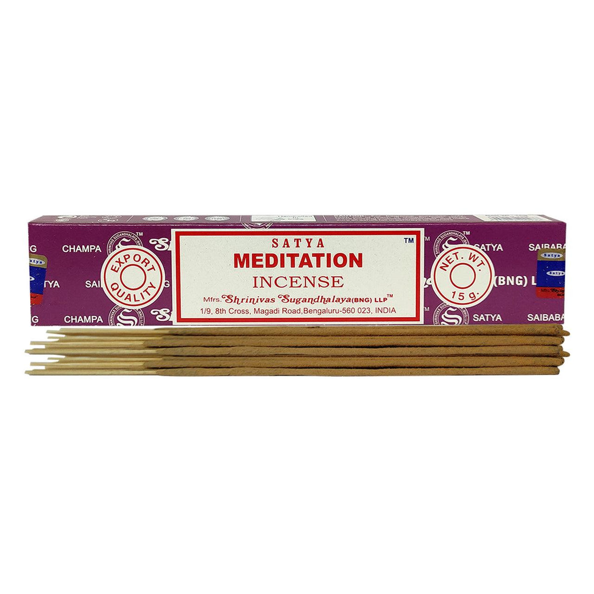 Incienso Meditation Satya en varitas