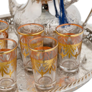 juego de té árabe Premium completo detalle