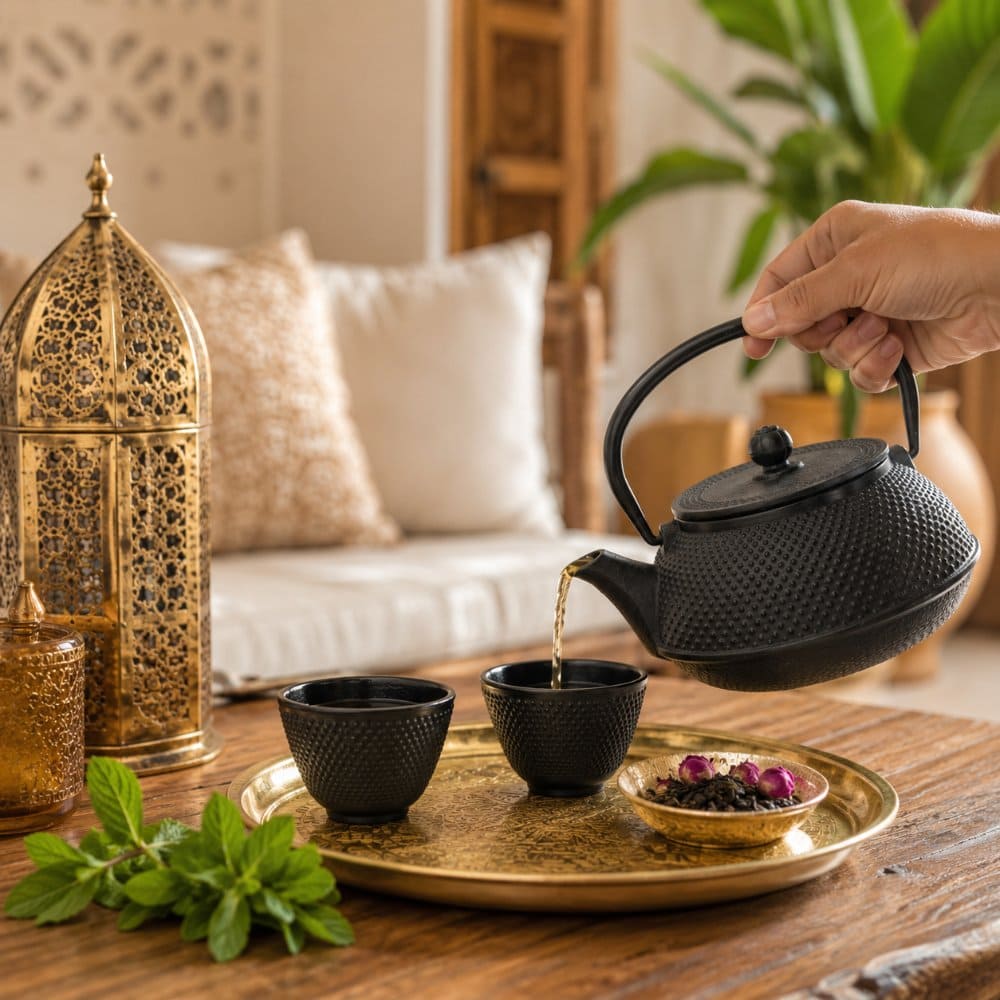 juego de té japonés de hierro lifestyle