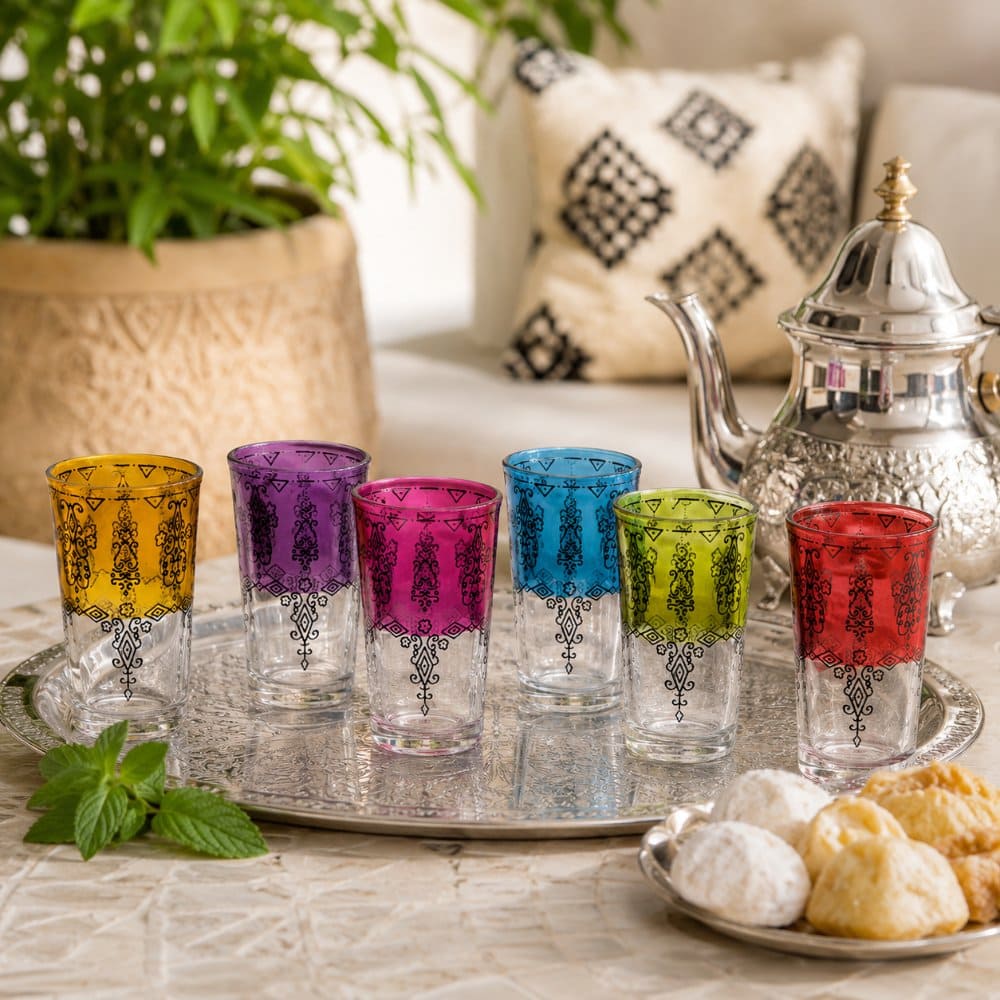 juego vasos morunos té ZEMMOUR lifestyle