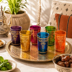 juego vasos té moruno GOLDEN lifestyle