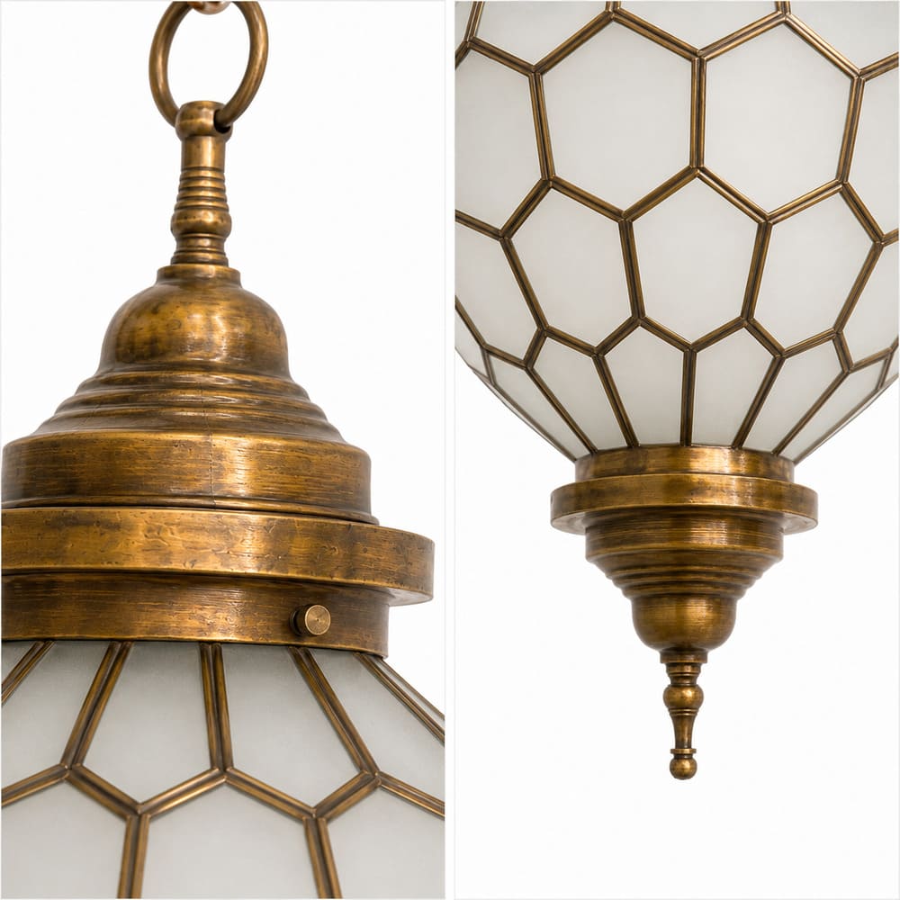 lámpara árabe colgante Risani detalle